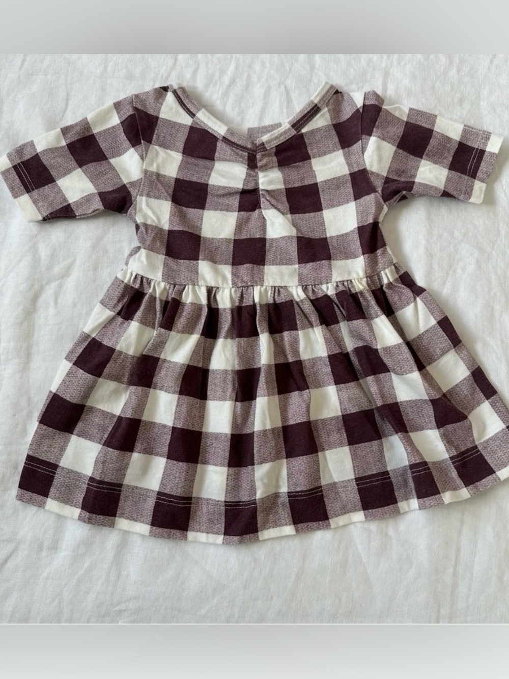 Kate Quinn plaid twirl dress